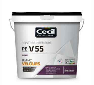 Velours blanc V55 Cecil